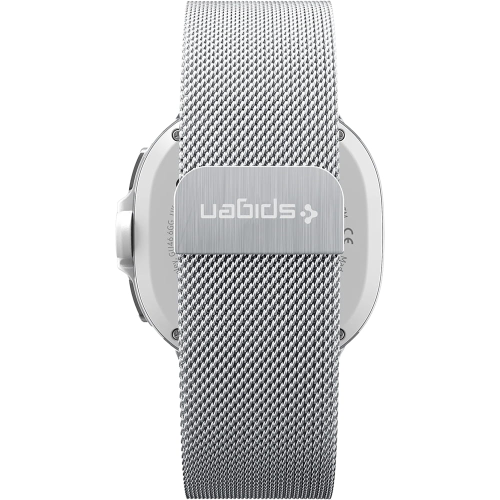 Pašček Spigen Metal Fit za Samsung Galaxy Watch9 / Watch8 / Watch8 Classic Series, srebrn AMP10121