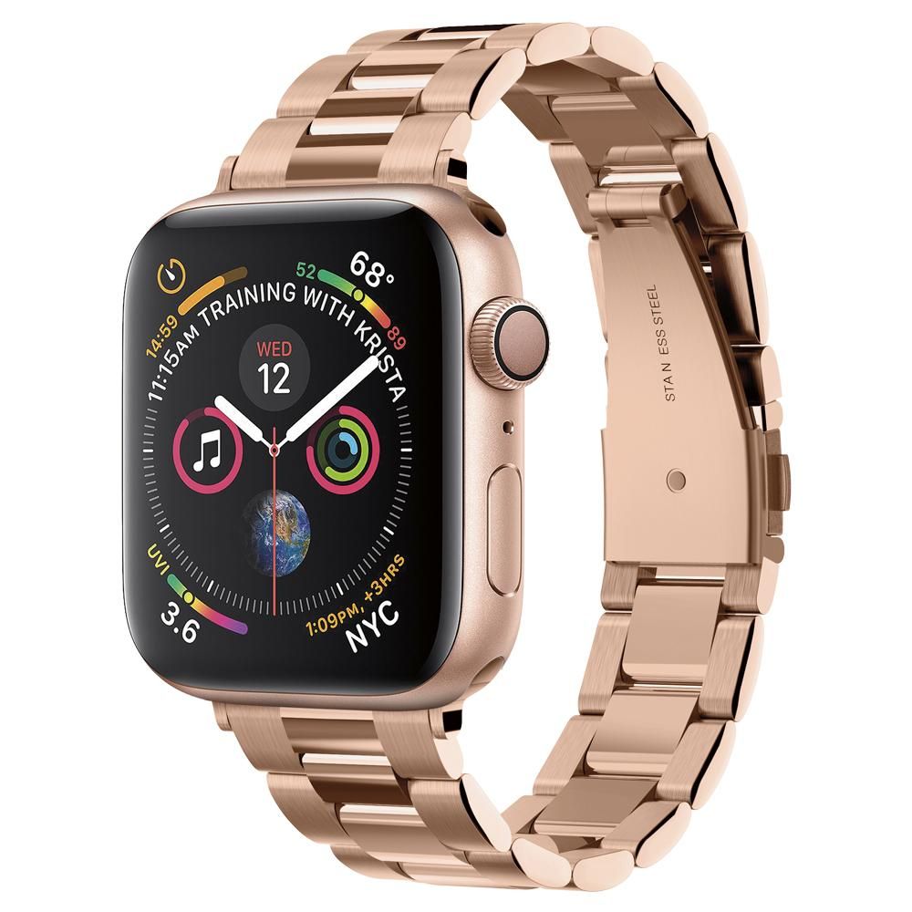 Pas Spigen Modern Fit za Apple Watch 42mm / 41mm / 40mm / 38mm Series, Rožnato Zlata 061MP25944