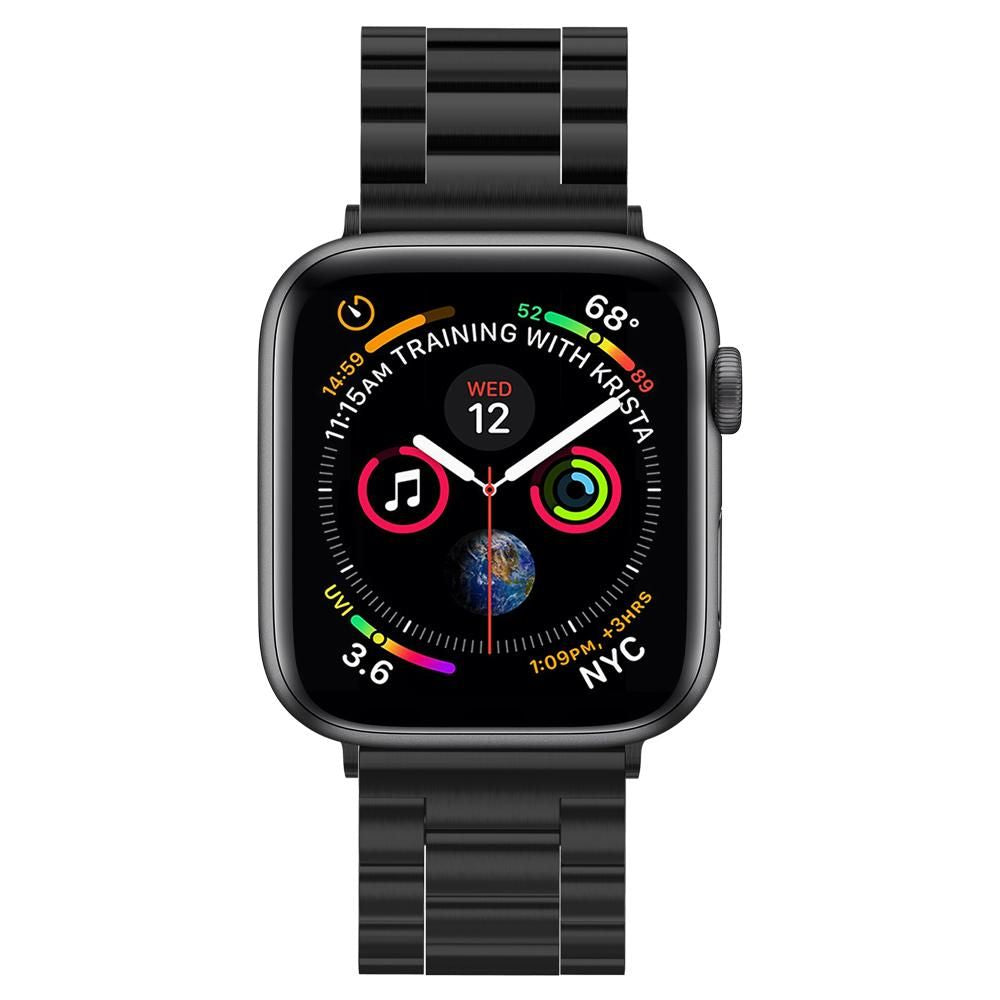 Pas Spigen Modern Fit za Apple Watch 49mm / 46mm / 45mm / 44mm / 42mm Series, Črna 062MP25403