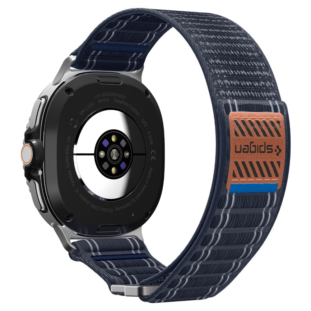Pašček Spigen WBF0 za Samsung Galaxy Watch8 / Watch8 Classic Series, temno moder AMP10155