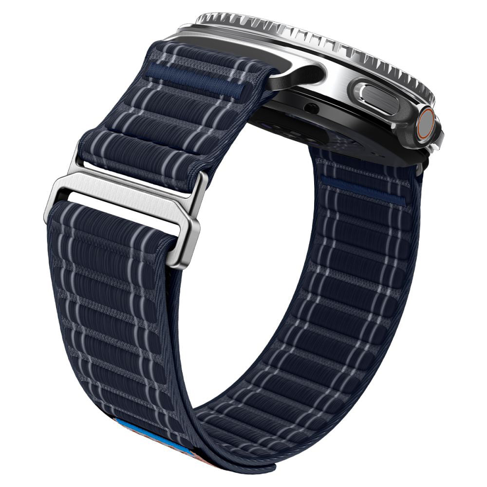 Pašček Spigen WBF0 za Samsung Galaxy Watch8 / Watch8 Classic Series, temno moder AMP10155