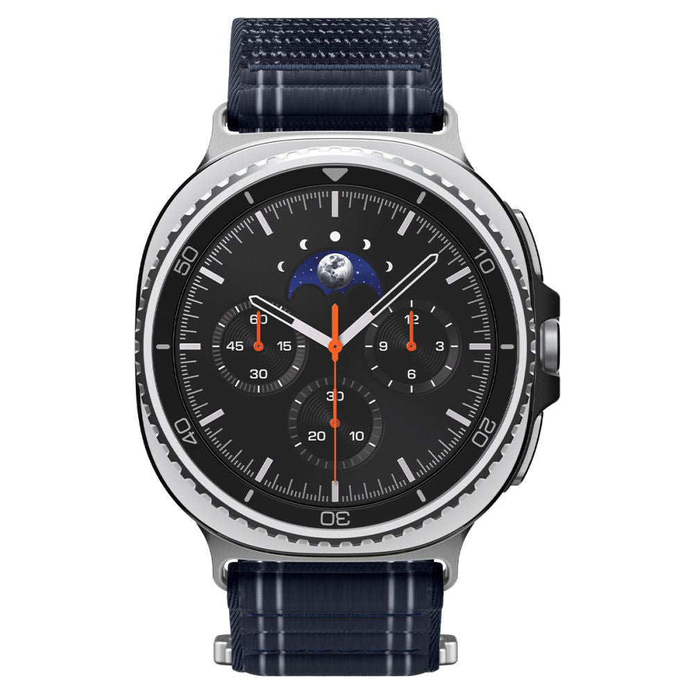 Pašček Spigen WBF0 za Samsung Galaxy Watch8 / Watch8 Classic Series, temno moder AMP10155