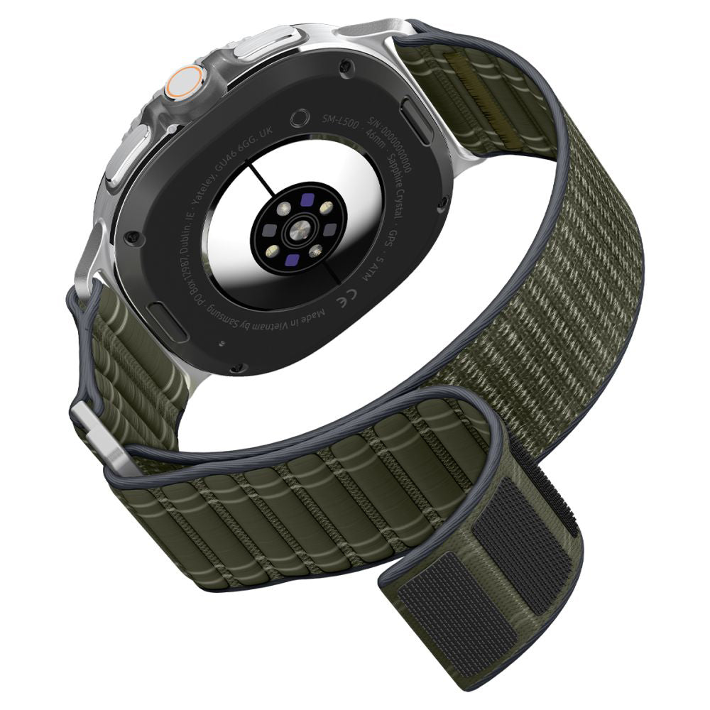 Pašček Spigen WBF0 za Samsung Galaxy Watch8 / Watch8 Classic Series, zelen AMP10154