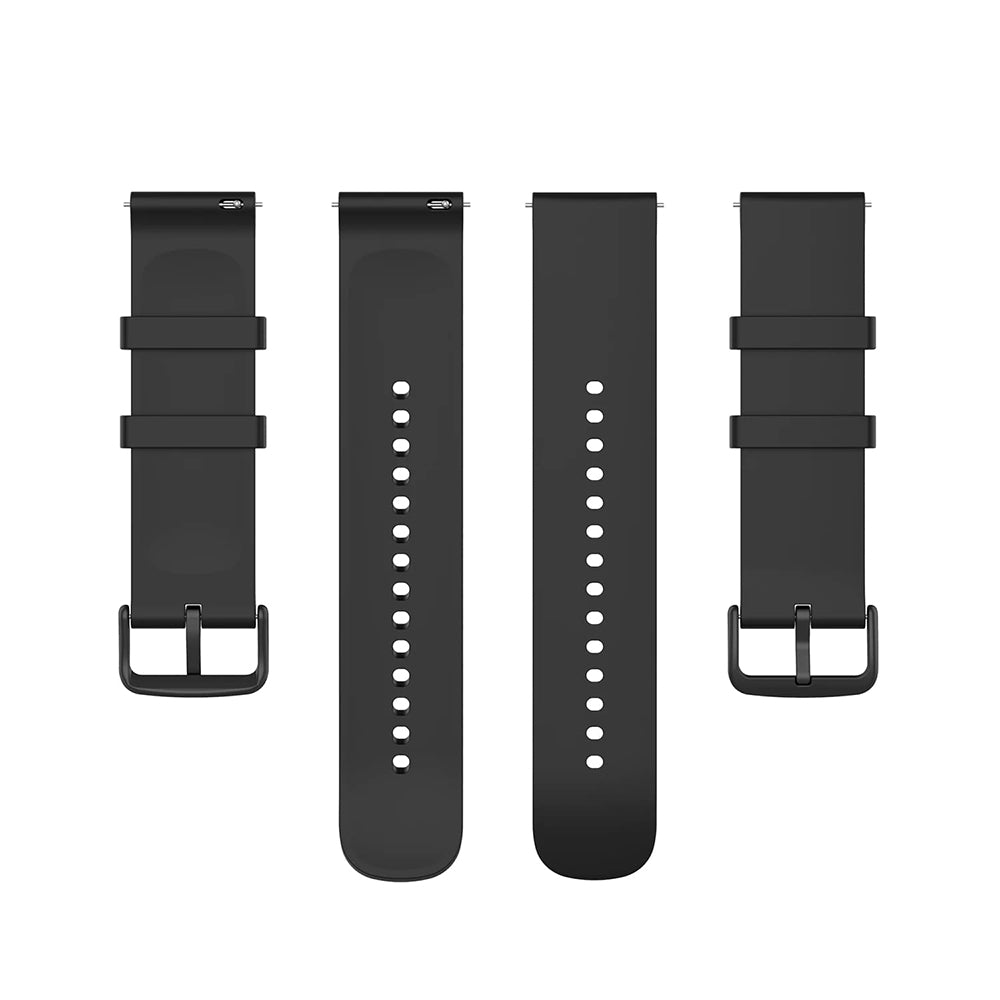 Pas Techsuit W001 za Samsung Galaxy Watch / Huawei Watch Series, 20mm, Črna