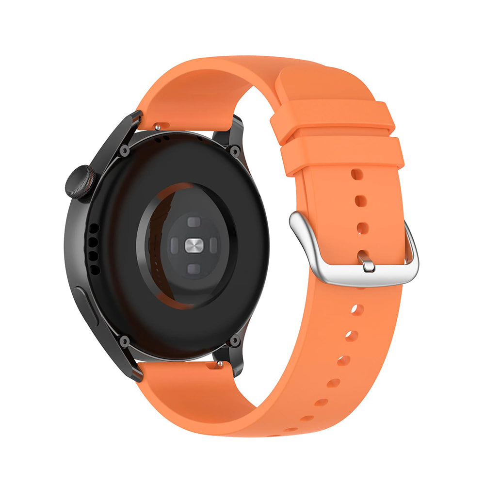 Pas Techsuit W001 za Samsung Galaxy Watch / Huawei Watch Series, 20mm, Oranžen