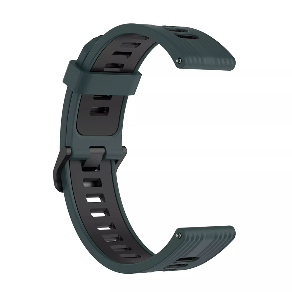 Pas Techsuit W002 za Huawei Watch / Xiaomi Watch Series, 22mm, Zelena
