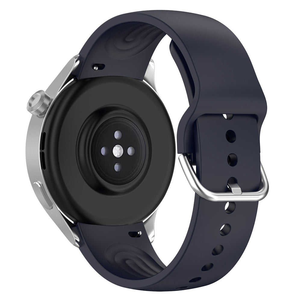 Pas Techsuit W003 za Huawei Watch / Xiaomi Watch Series, 22mm, Mornarsko modra