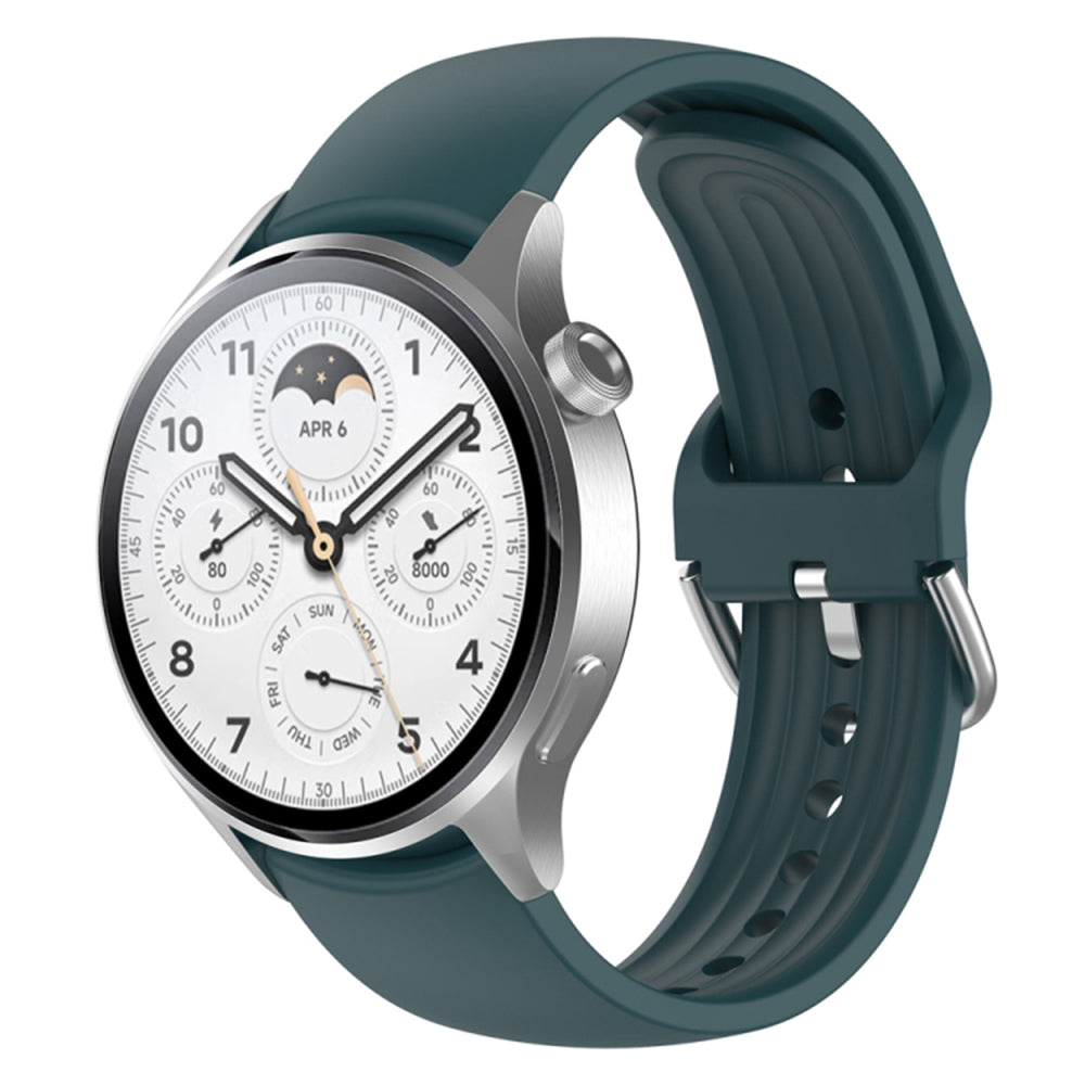 Pas Techsuit W003 za Huawei Watch / Xiaomi Watch Series, 22mm, Zelena