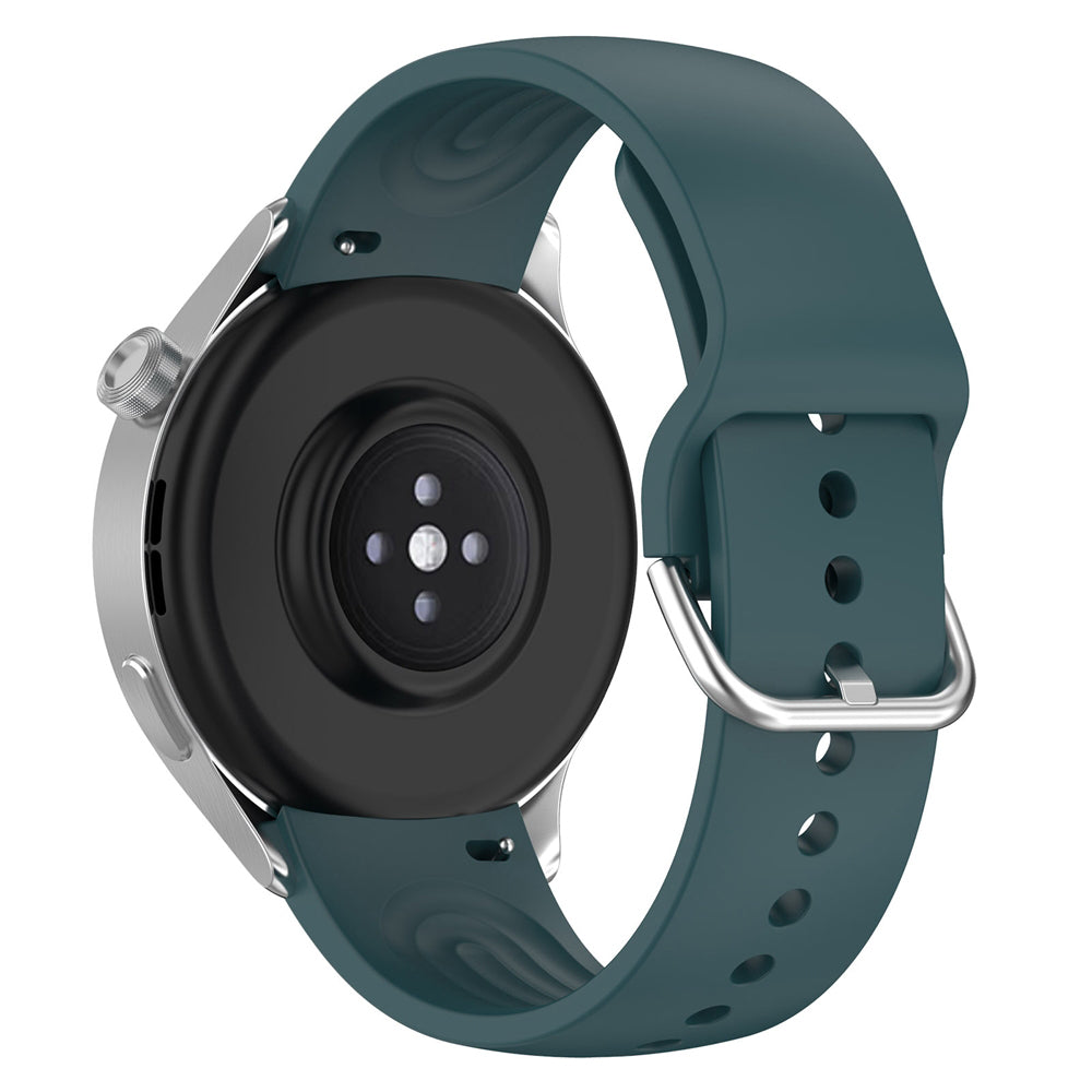 Pas Techsuit W003 za Huawei Watch / Xiaomi Watch Series, 22mm, Zelena