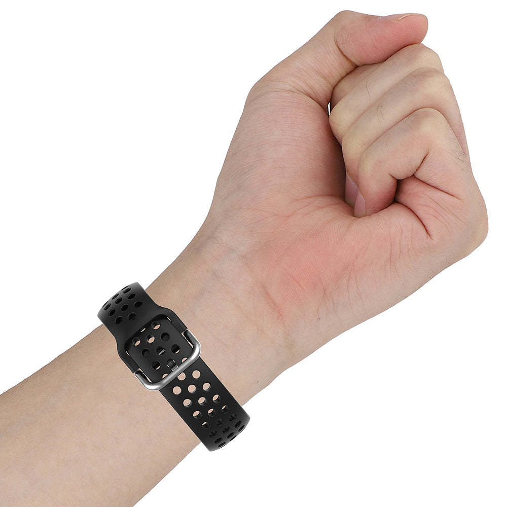 Pas Techsuit W004 za Samsung Galaxy Watch / Huawei Watch Series, 20mm, Temno modra