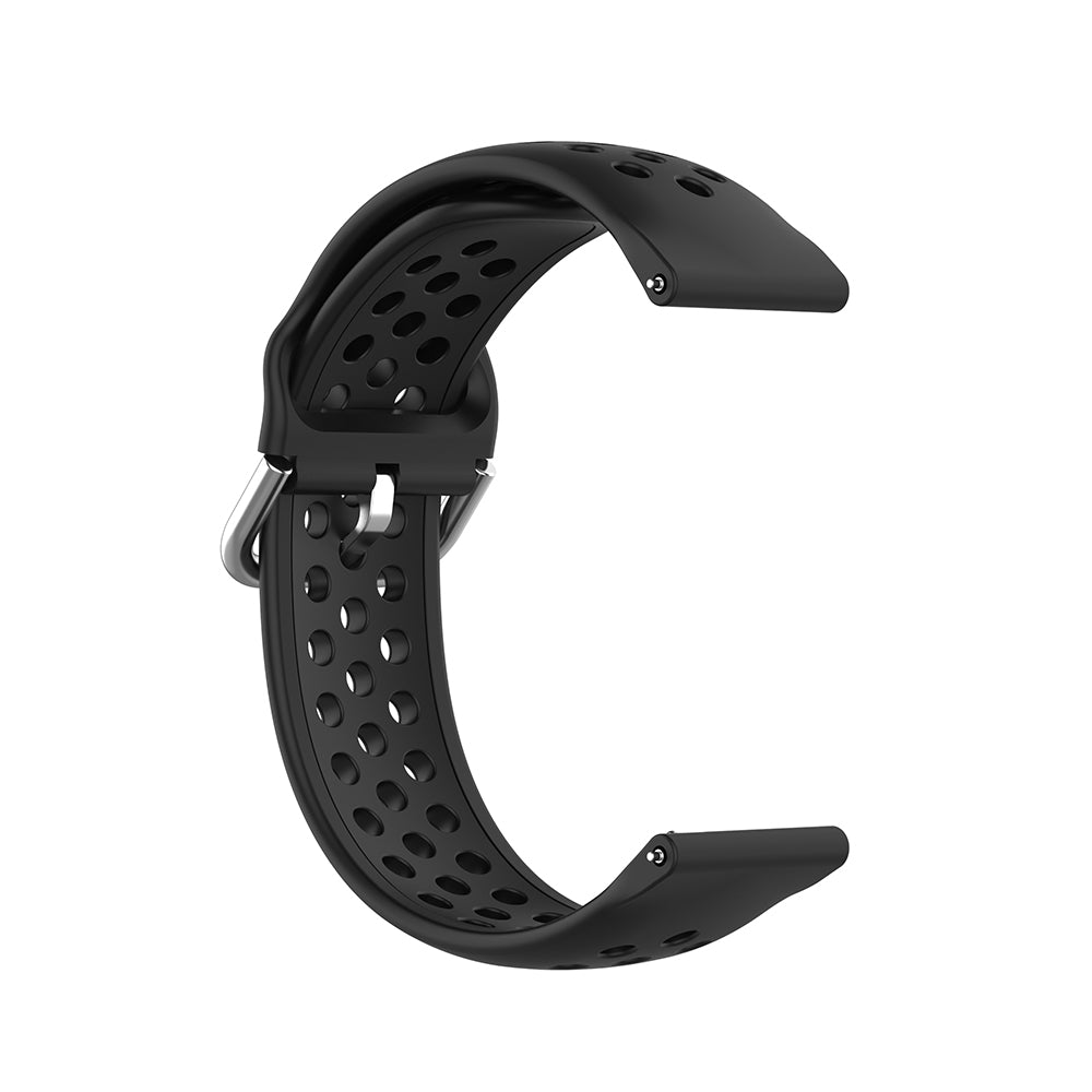 Pas Techsuit W004 za Samsung Galaxy Watch / Huawei Watch Series, 22mm, Črna