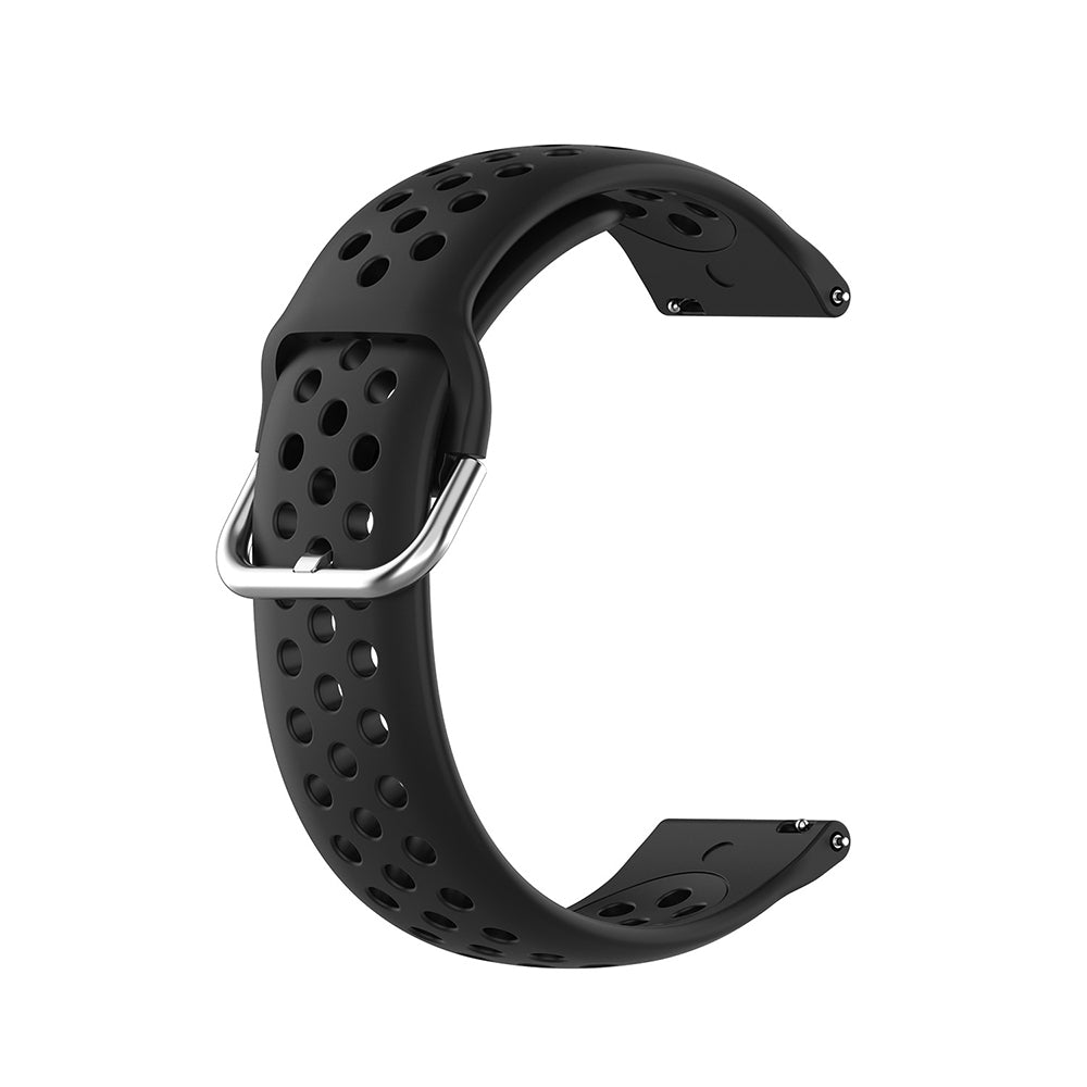 Pas Techsuit W004 za Samsung Galaxy Watch / Huawei Watch Series, 22mm, Črna