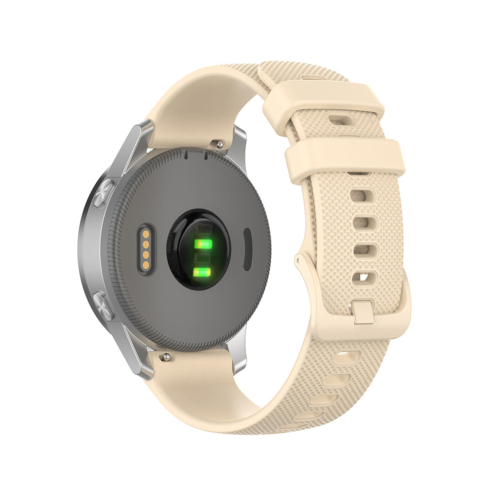 Pas Techsuit W006 za Huawei Watch / Garmin Watch Series, 18mm, Krem