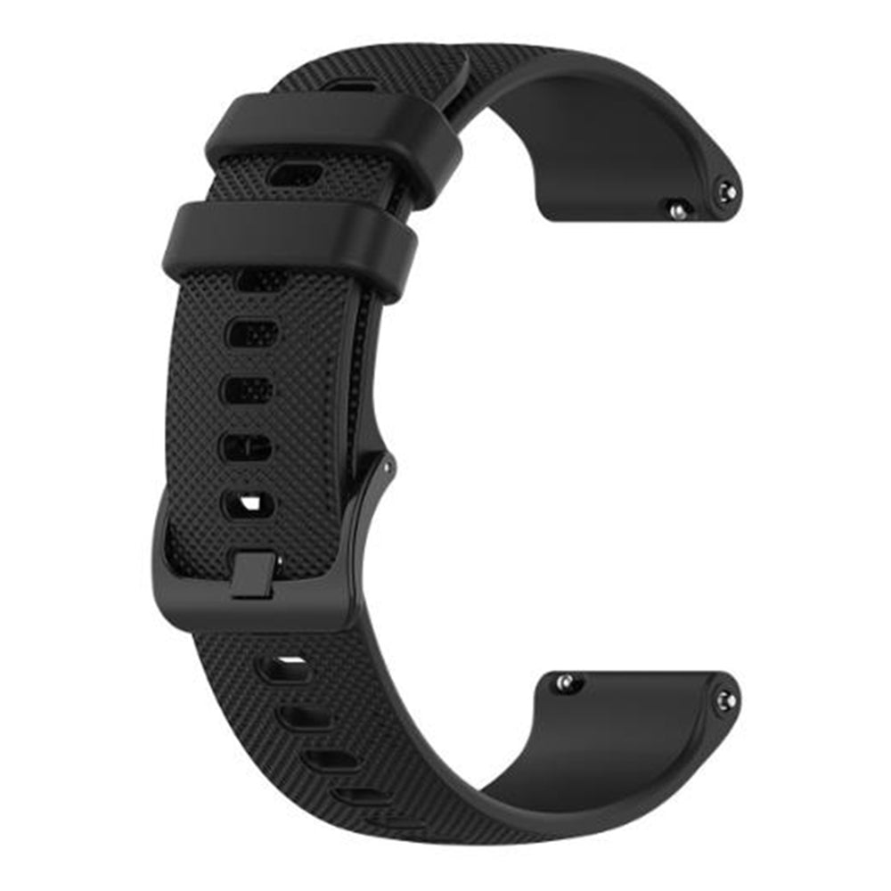 Pas Techsuit W006 za Huawei Watch / Garmin Watch Series, 18mm, Črna