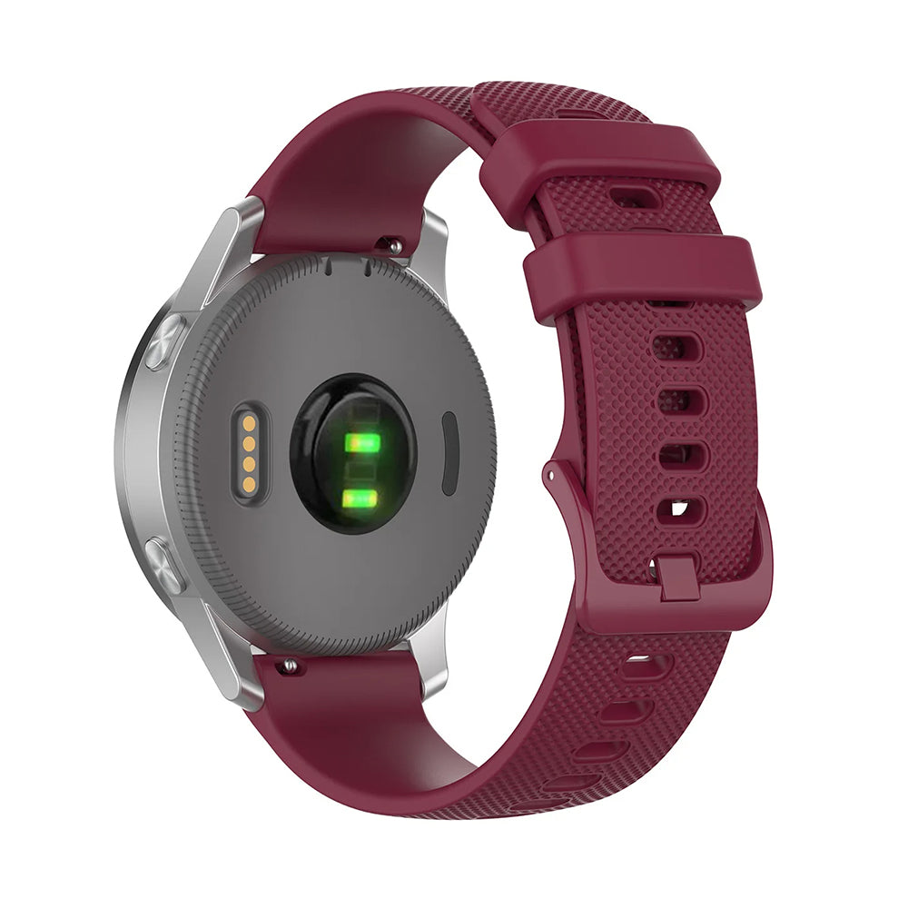 Pas Techsuit W006 za Huawei Watch / Xiaomi Watch Series, 22mm, Višnjeva