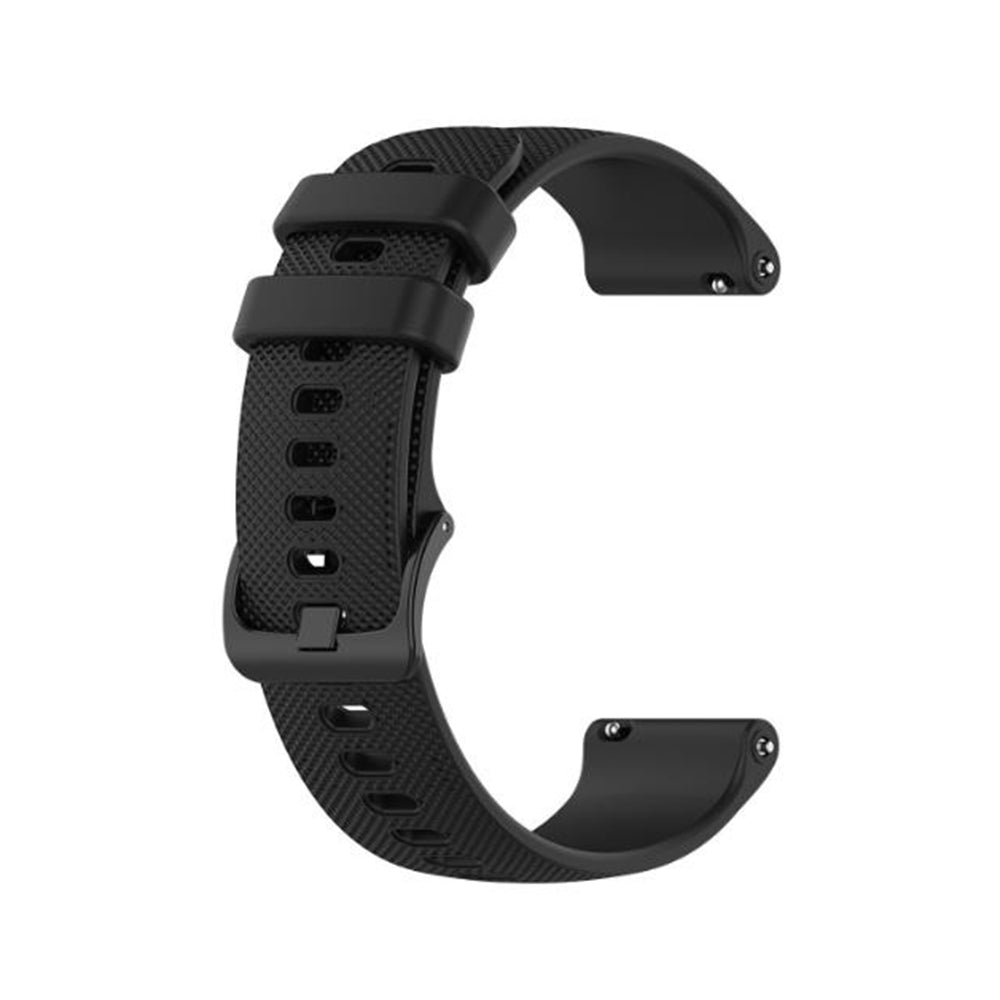 Pas Techsuit W006 za Samsung Galaxy Watch / Huawei Watch Series, 20mm, Črna