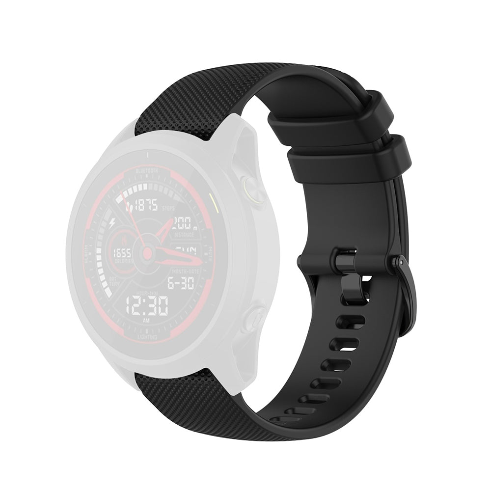 Pas Techsuit W006 za Samsung Galaxy Watch / Huawei Watch Series, 20mm, Črna
