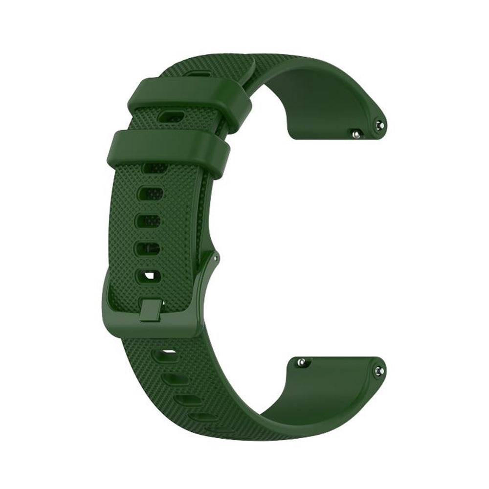 Pas Techsuit W006 za Samsung Galaxy Watch / Huawei Watch Series, 20mm, Zelena