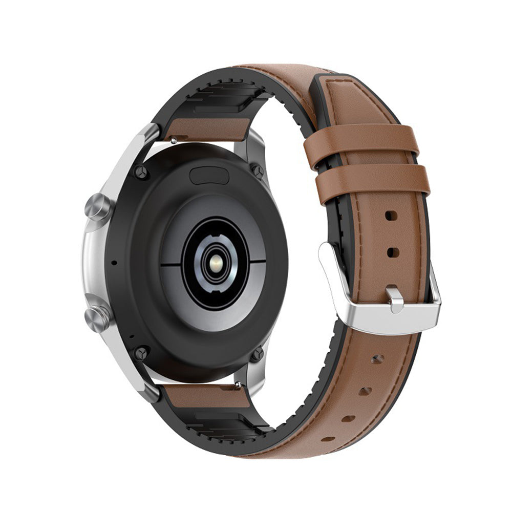 Pas Techsuit W007 za Samsung Galaxy Watch / Huawei Watch Series, 20mm, Rjava