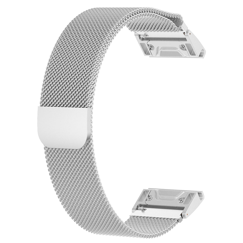 Pas Techsuit W009 za Garmin Watch Fenix / Forerunner Series, 22mm, Srebrn.