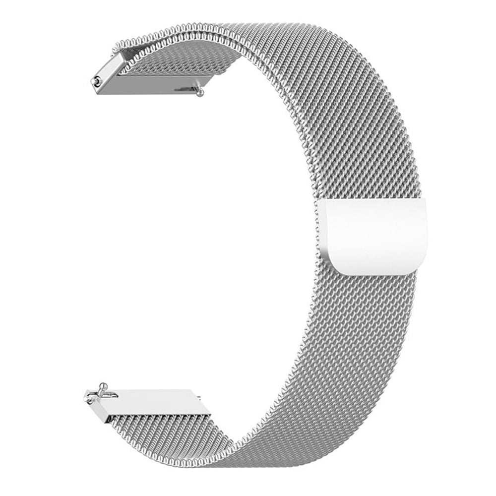 Pas Techsuit W009 za Huawei Watch / Garmin Watch Series, 18mm, Srebrn.