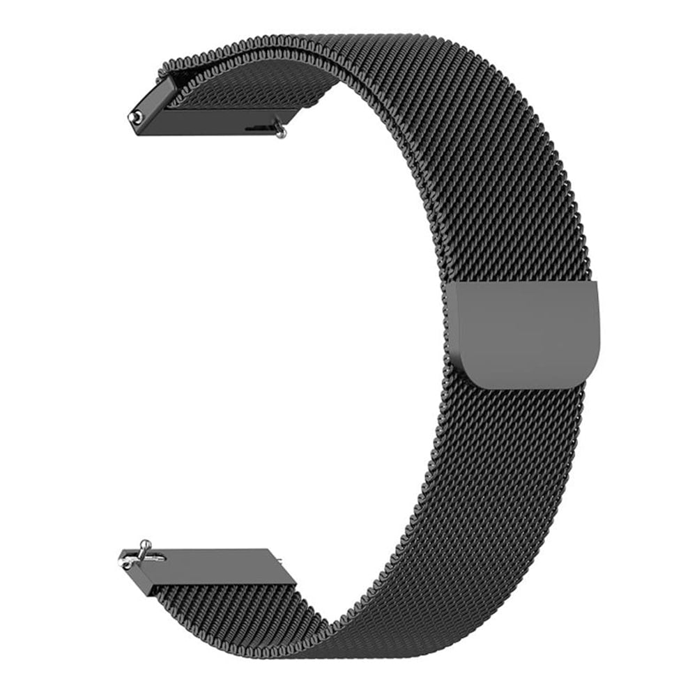 Pas Techsuit W009 za Huawei Watch / Garmin Watch Series, 18mm, Črna