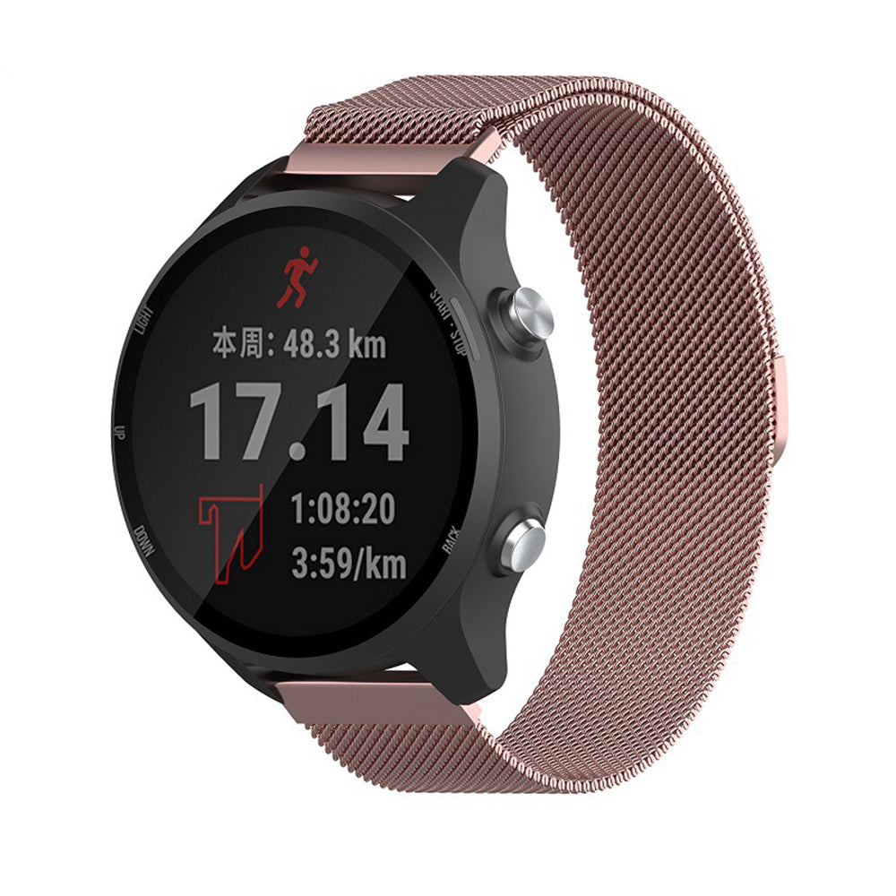 Pas Techsuit W009 za Huawei Watch / Garmin Watch Series, 18mm, Rožnato zlata