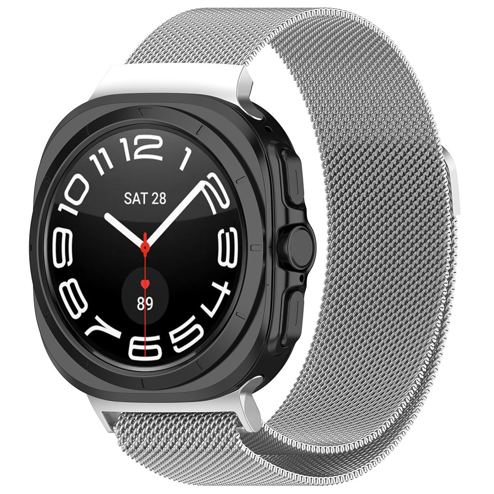 Pas Techsuit W009 za Samsung Galaxy Watch Ultra, Srebrn