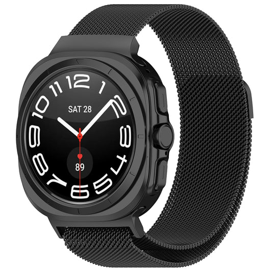 Pas Techsuit W009 za Samsung Galaxy Watch Ultra, Črna