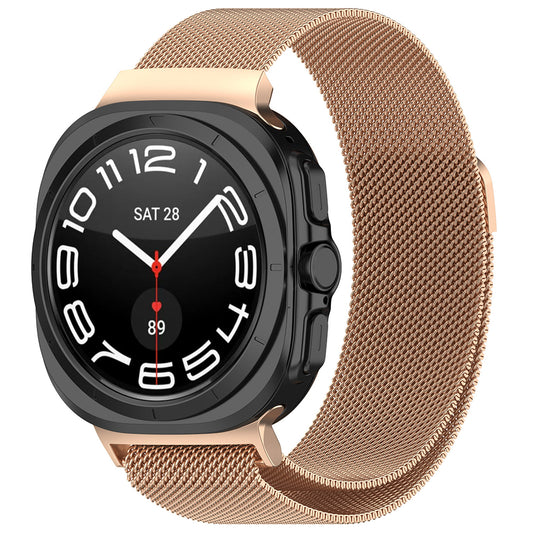 Pas Techsuit W009 za Samsung Galaxy Watch Ultra, Rožnato Zlata