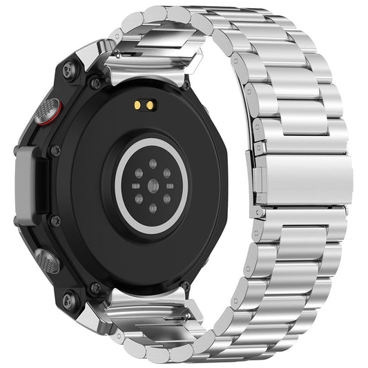 Pas Techsuit W010 za Amazfit T-Rex 3, Srebrn