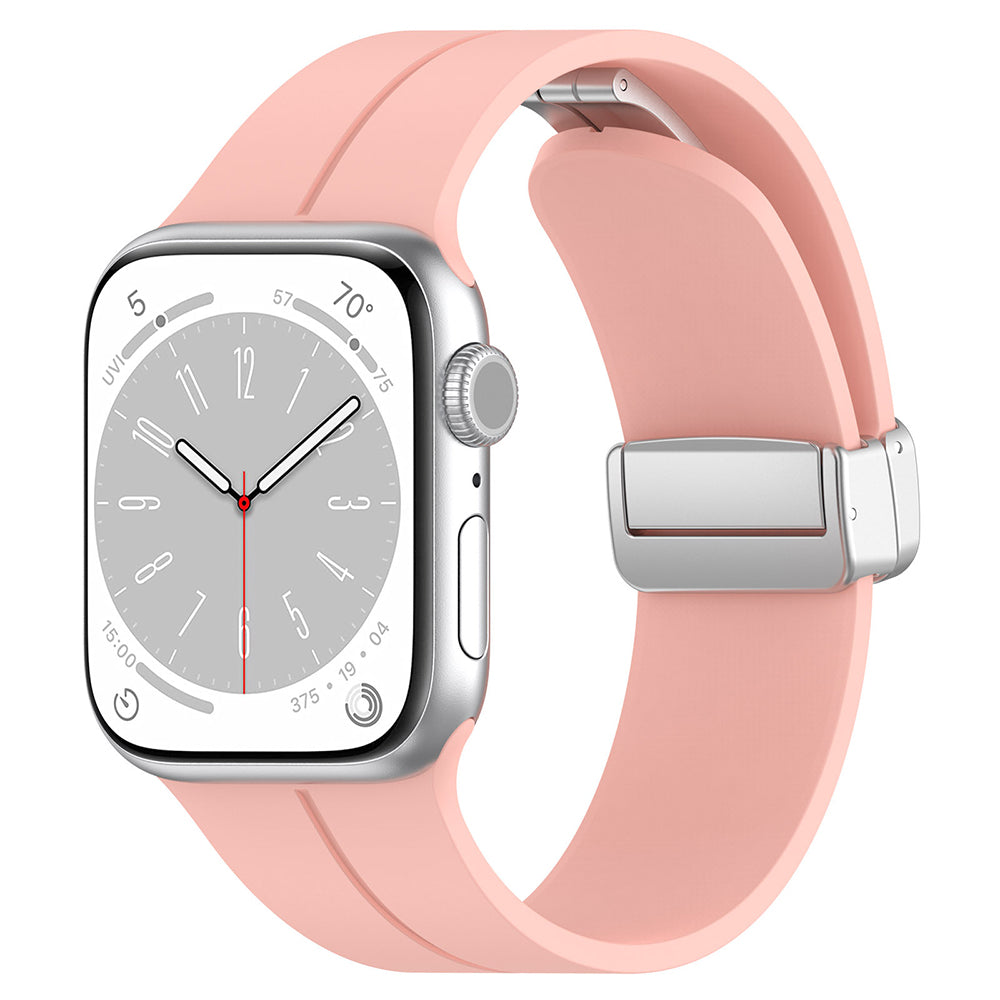 Pas Techsuit W011 za Apple Watch 49mm / 46mm / 45mm / 44mm / 42mm serije, Roza