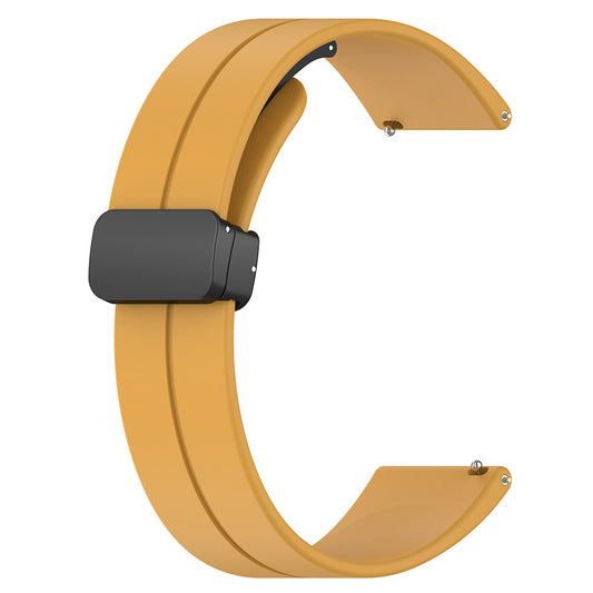 Pas Techsuit W011 za Huawei Watch / Garmin Watch Series, 18mm, Rumena