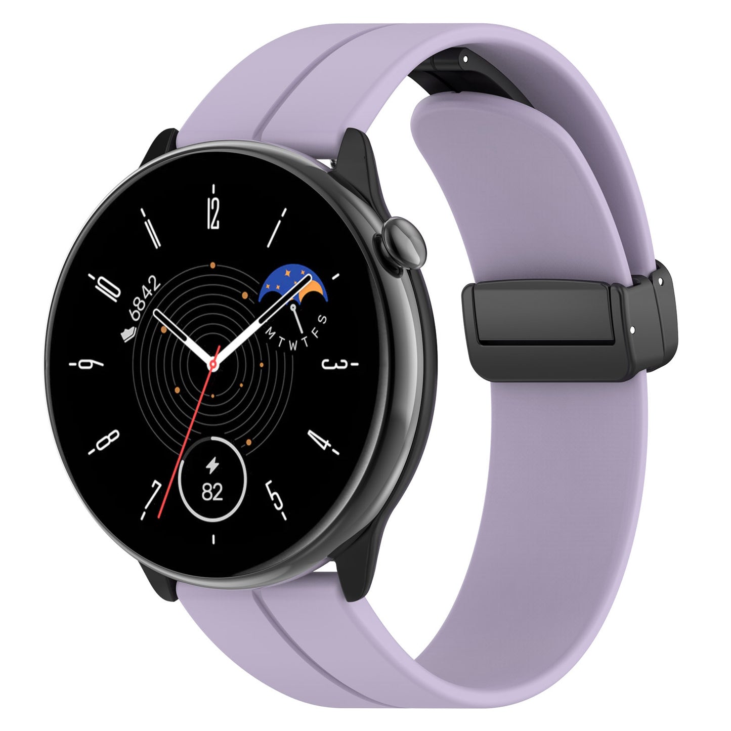 Pas Techsuit W011 za Huawei Watch / Garmin Watch Series, 18mm, Vijolična