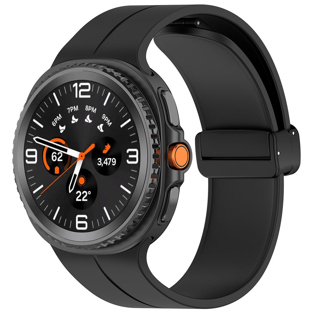 Pas Techsuit W011 za Samsung Galaxy Watch8 / Watch8 Classic Series, Črn