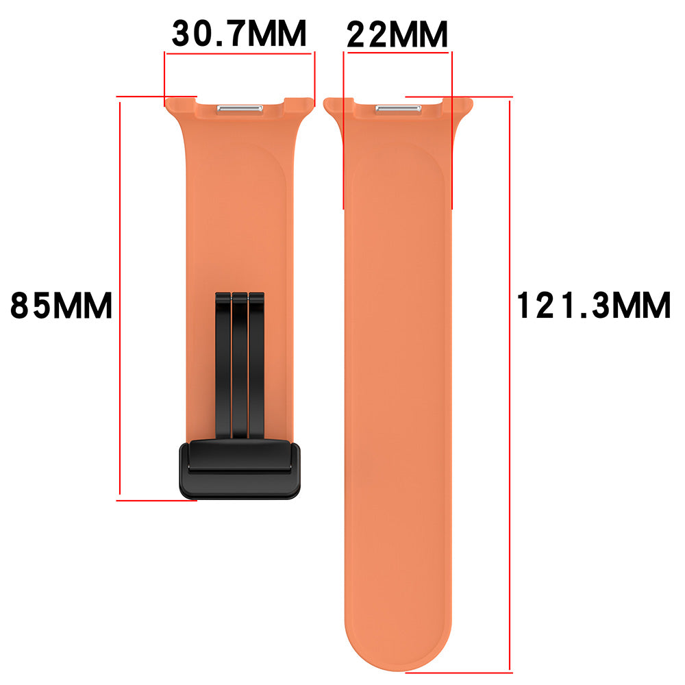 Pas Techsuit W011 za Samsung Galaxy Watch8 / Watch8 Classic Series, Črn