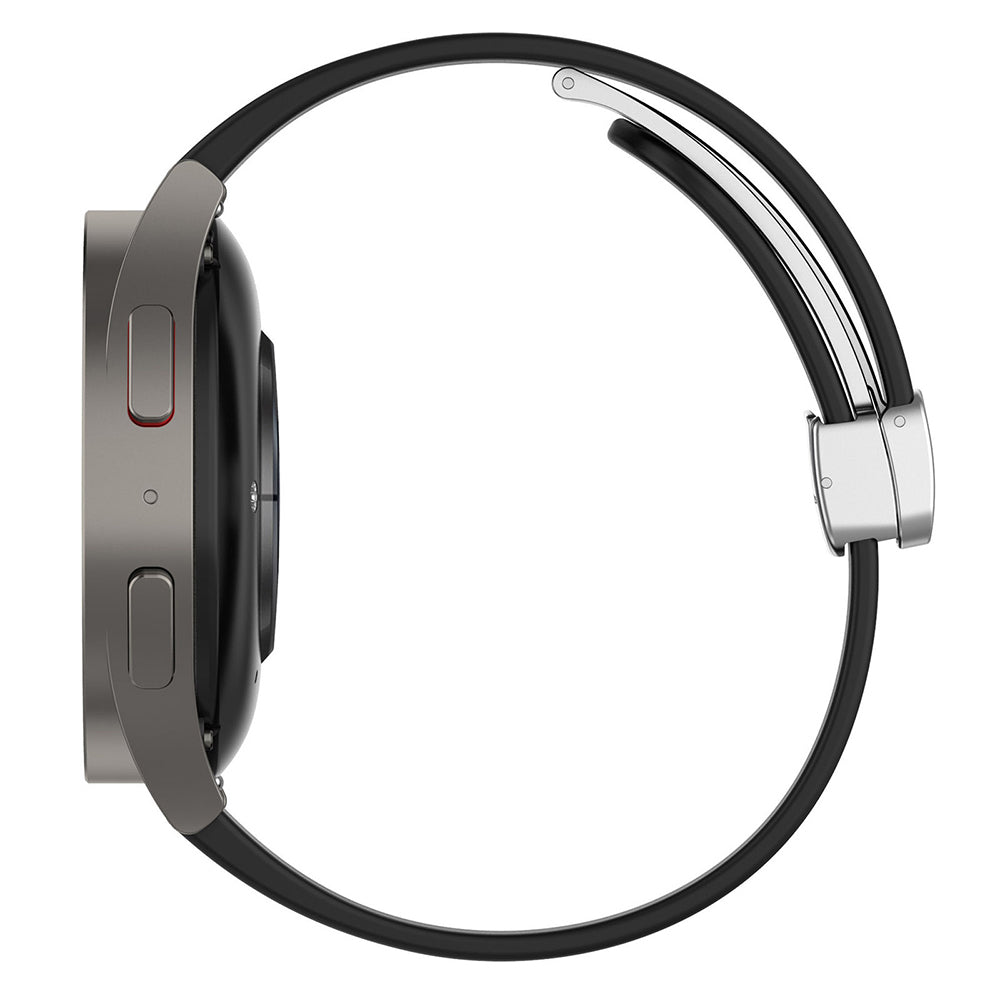Pas Techsuit W011 za Samsung Galaxy Watch / Huawei Watch Series, 20mm, Črna