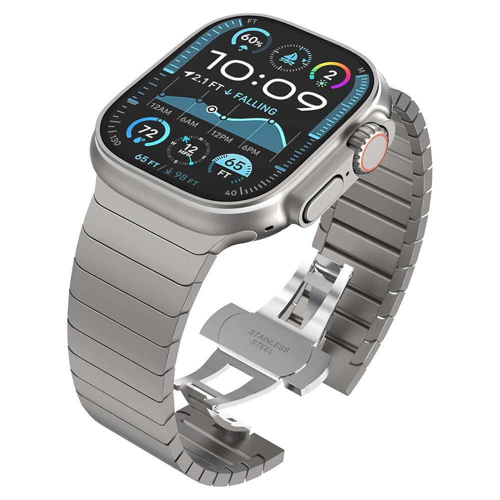 Pas Techsuit W012 za Apple Watch 42mm / 41mm / 40mm / 38mm Series, Srebrn.