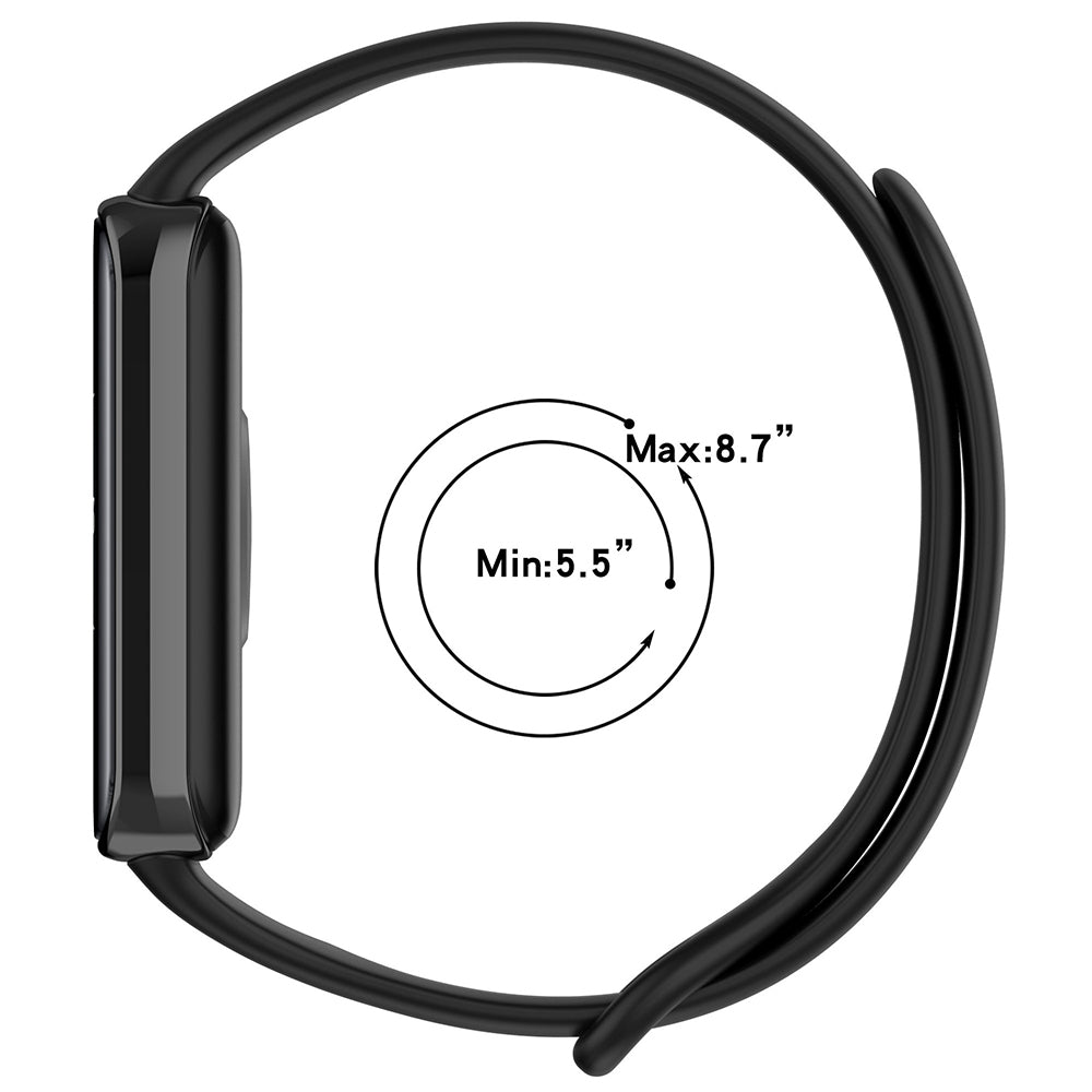 Pas Techsuit W014 za Honor Band 9, Črn