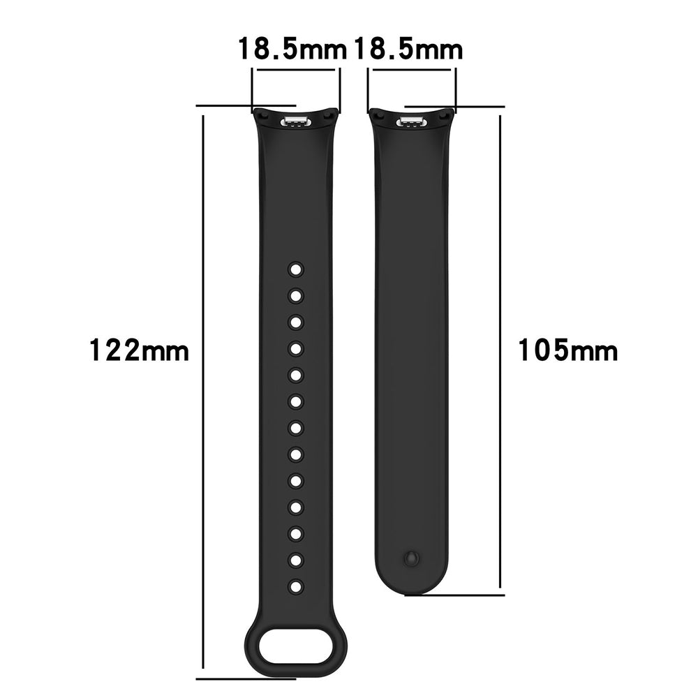 Pas Techsuit W014 za Xiaomi Smart Band 10 / 9 / 8, Temno rdeča