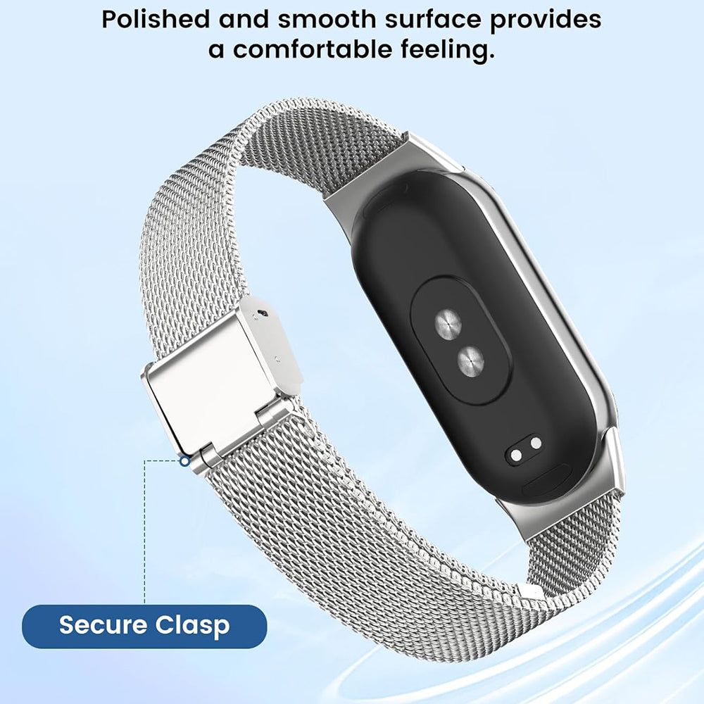 Techsuit W022 Strap for Xiaomi Smart Band 9 / 8, 15mm, Gold