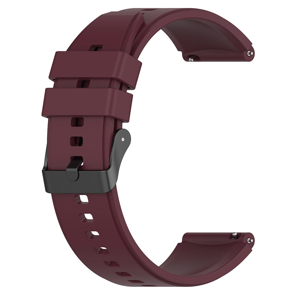 Pas Techsuit W026 za Huawei Watch / Xiaomi Watch Series, 22mm, Višnjeva