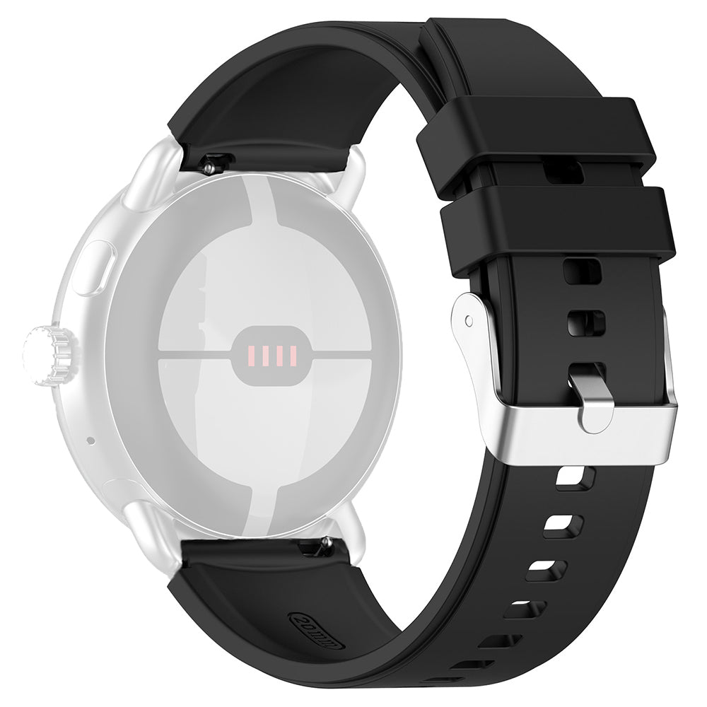 Pas Techsuit W026 za Samsung Galaxy Watch / Huawei Watch Series, 20mm, Črna