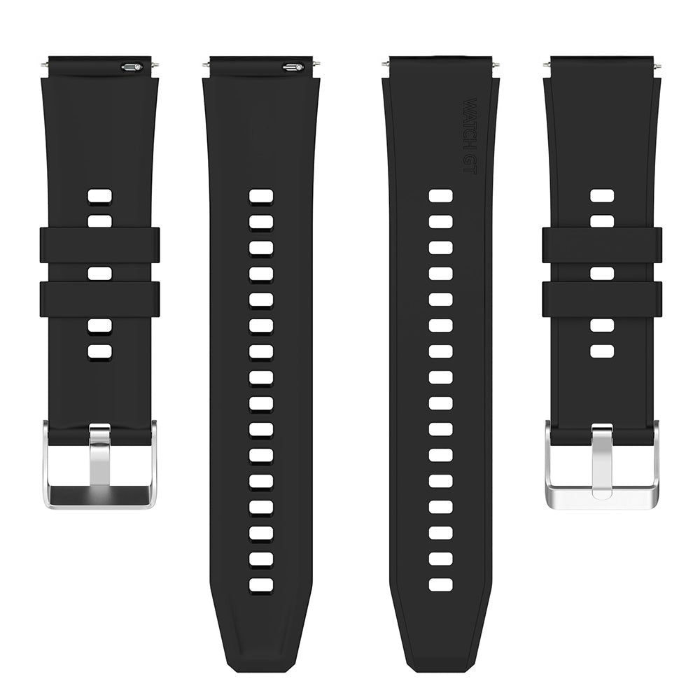 Pas Techsuit W026 za Samsung Galaxy Watch / Huawei Watch Series, 20mm, Črna