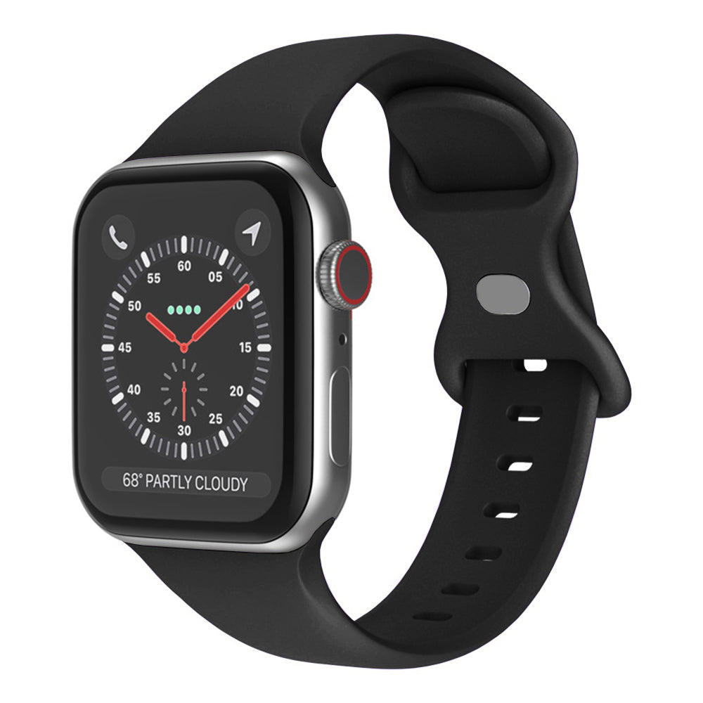 Pas Techsuit W031 za Apple Watch 49mm / 46mm / 45mm / 44mm / 42mm serije, črna.