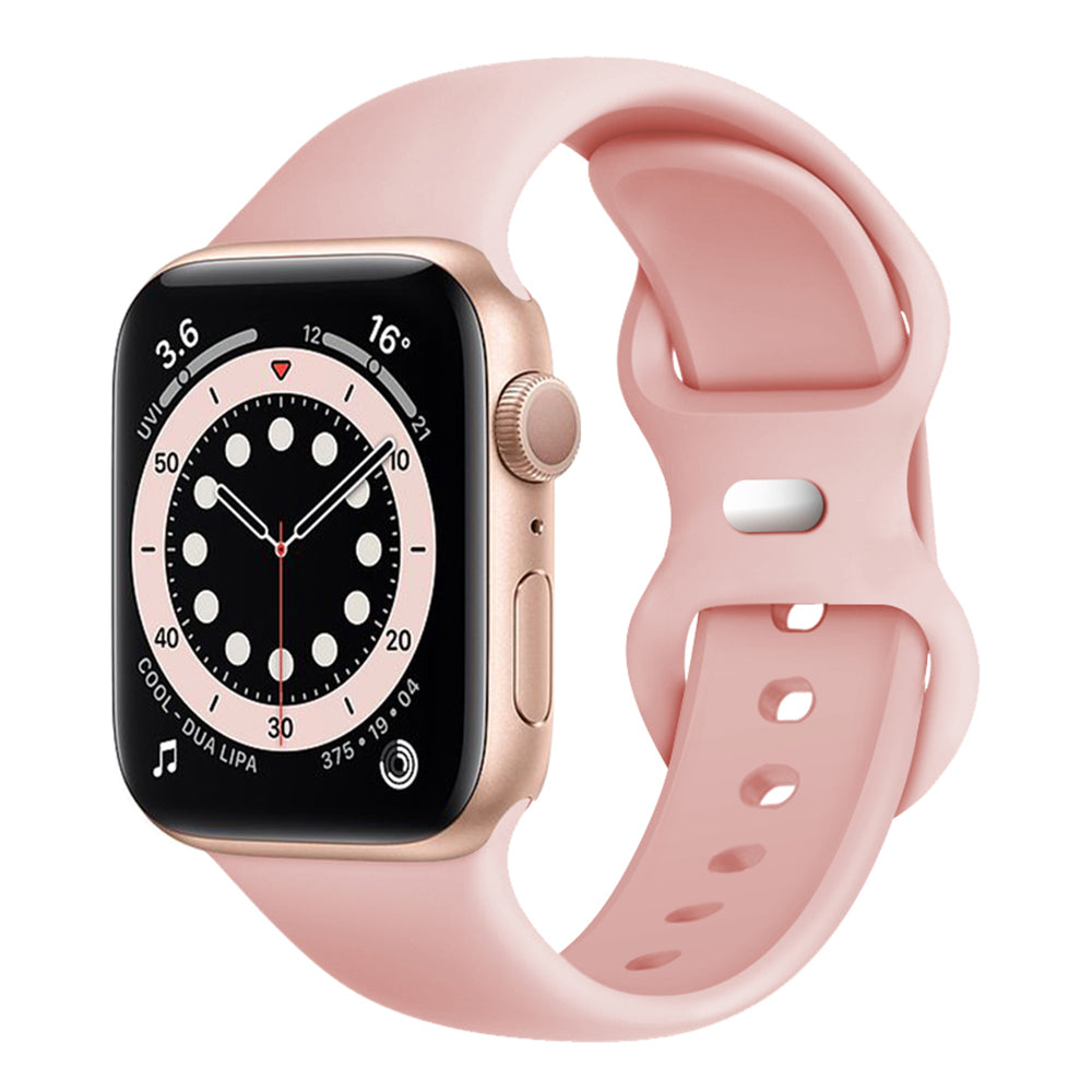 Pas Techsuit W031 za Apple Watch 49mm / 46mm / 45mm / 44mm / 42mm Series, Svetlo roza