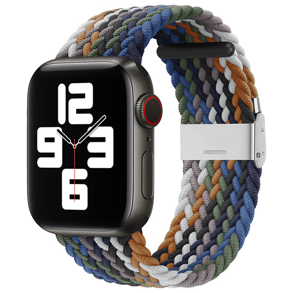Pas Techsuit W032 za Apple Watch 49mm / 46mm / 45mm / 44mm / 42mm Series, Večbarvna Zelena
