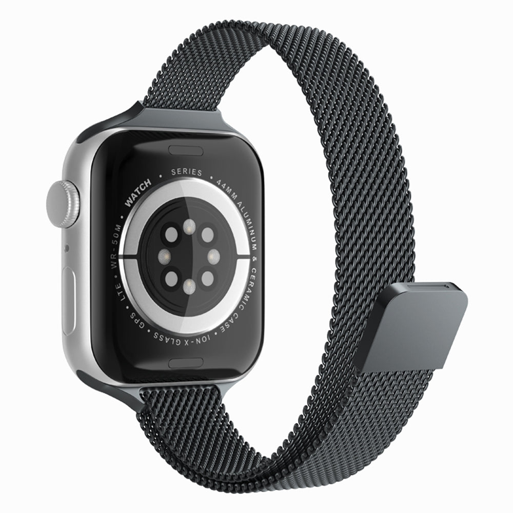 Pas Techsuit W034 za Apple Watch 42mm / 41mm / 40mm / 38mm Series, Črna