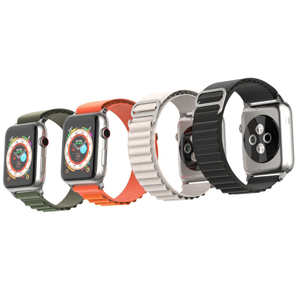 Pas Techsuit W037 za Apple Watch 42mm / 41mm / 40mm / 38mm Series, Bela