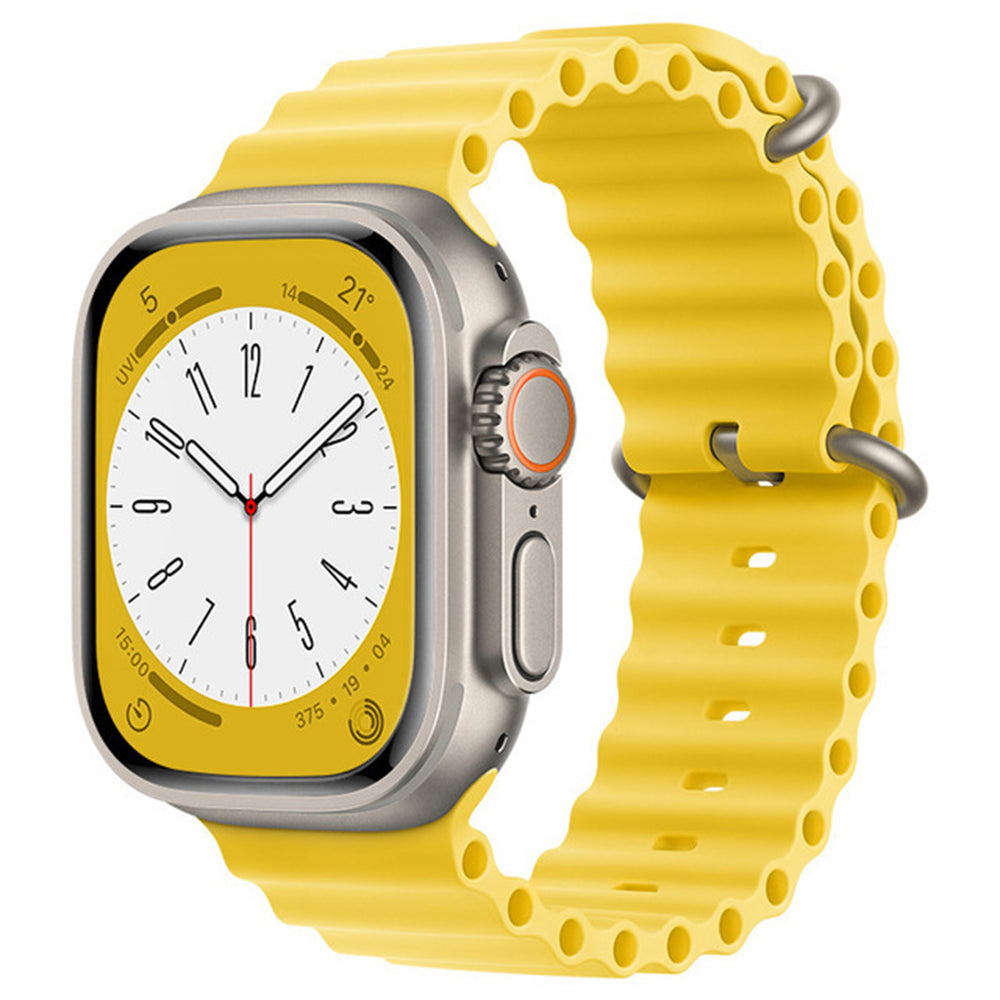 Pas Techsuit W038 za Apple Watch 42mm / 41mm / 40mm / 38mm Series, Rumena